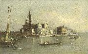 Giacomo Guardi View of the Isola di San Michele in Venice USA oil painting artist